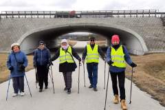 Zajęcia dla seniorów Akademicka Lekcja Nordic Walking 07.03.2022 r.
