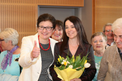 prof. Ewa Robak- osoba przygotowująca koncert, dr Małgorzata Krawczyk-Blicharska - organizator wydarzenia