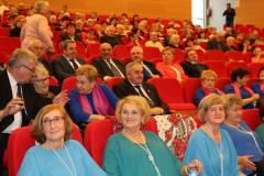 Seniorzy uczestnicy spotkania na Auli im. ks. S. Konarskiego