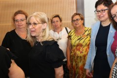 prof. Barbara Gawdzik ,  prof. Ilona Żeber-Dzikowska, dr Małgorzata Krawczyk- Blicharska   i seniorzy