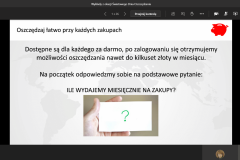 zrzut-ekranu-przedstawiajacy-slajd-na-ktorym-jest-napisane-oszczedzaj-latwo-przy-kazdych-zakupach-